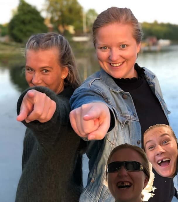 Toastmasterne Sofie og Hanna